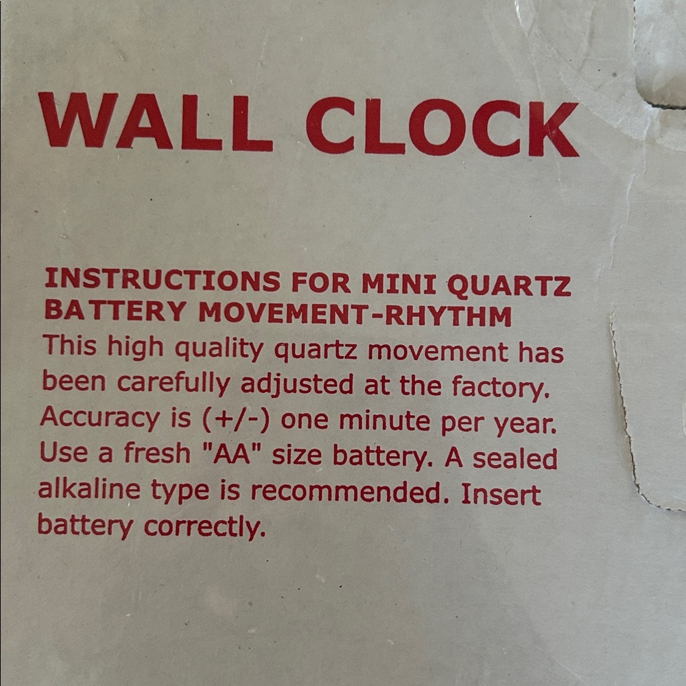 NIB Y2K Vintage Arizona Cardinals NFL Quartz Wall Clock Man Cave Decor WinCraft - Picture 9 of 10